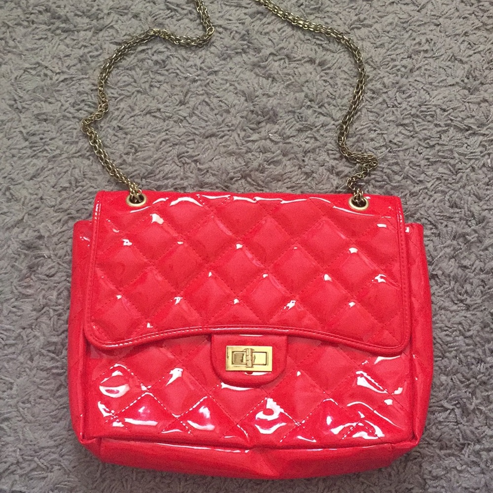 Quilted chain purse